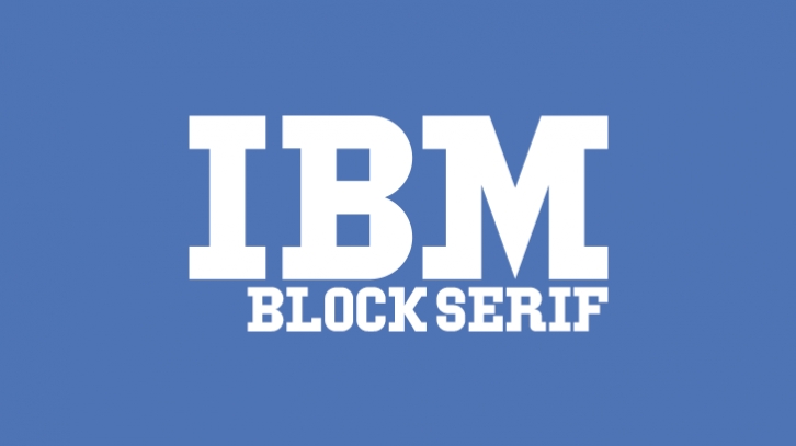 IBM Block Serif Font Download