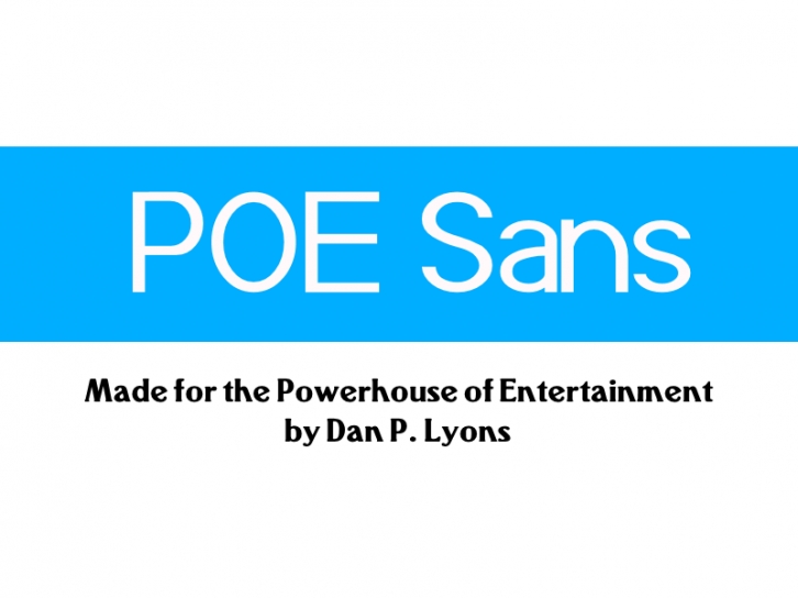 POE Sans (Demo) Font Download