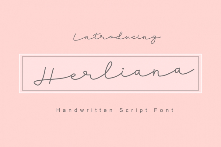Herliana Font Download