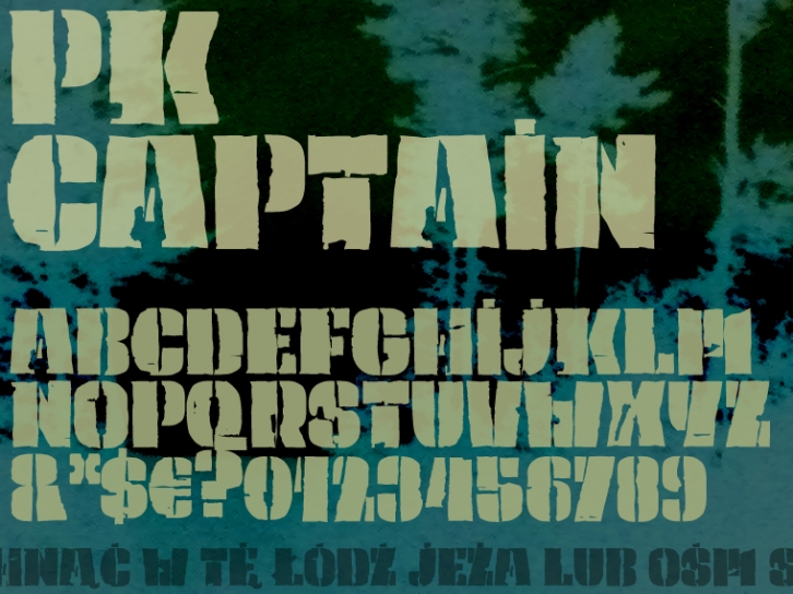 PK Captai Font Download