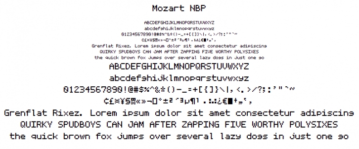 Mozart NBP Font Download