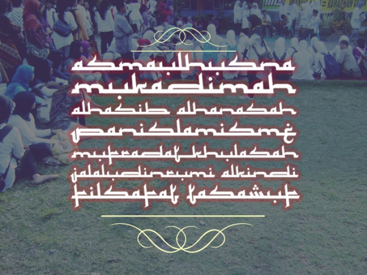 Mukadimah Font Download
