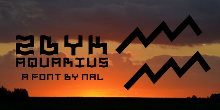 Zdyk Aquarius Font Download