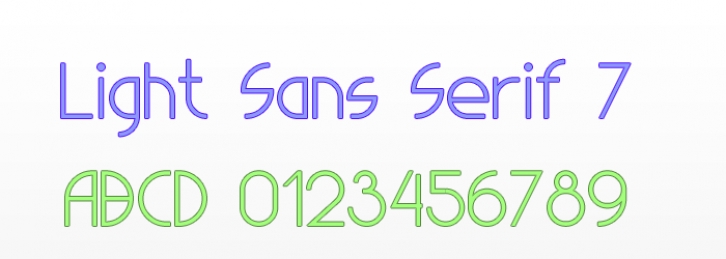 Light Sans Serif 7 Font Download