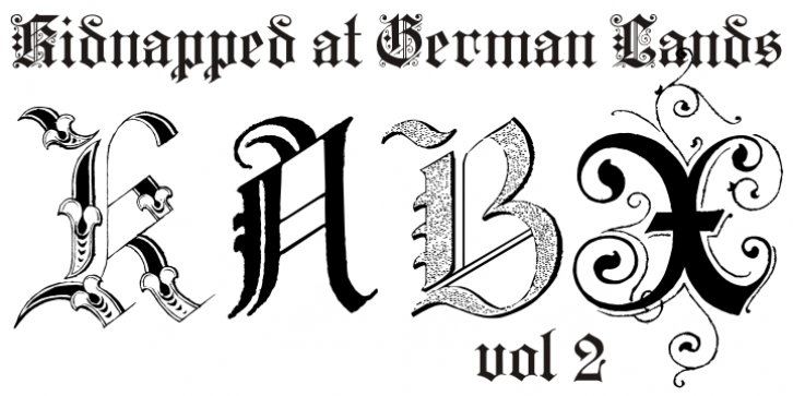 Kidnapped at German Lands Tw Font Download