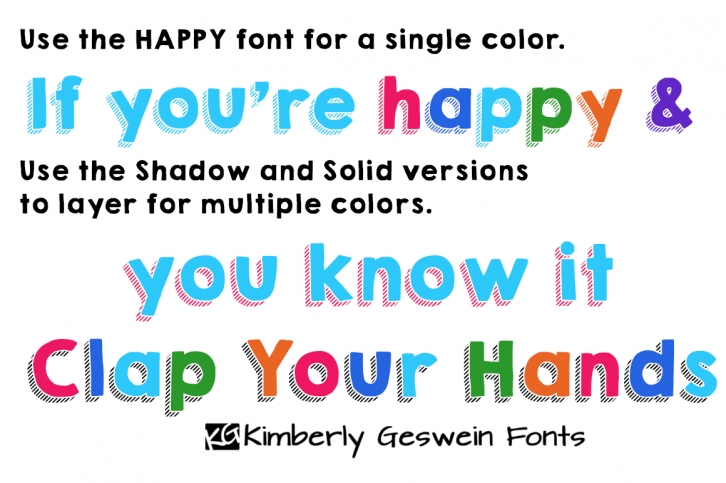 KG HAPPY Font Download