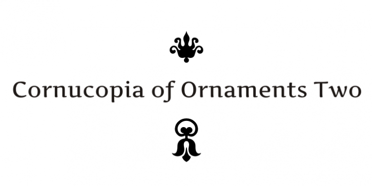 Cornucopia of Ornaments Tw Font Download