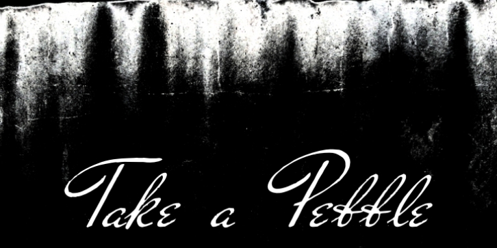 Take a Pebble Font Download