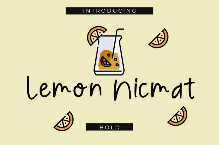 Lemon Nicmat Bold Font Download