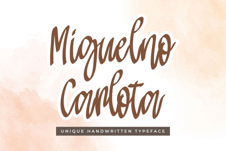 Modern Script Font - Miguelno Carlota Font Download
