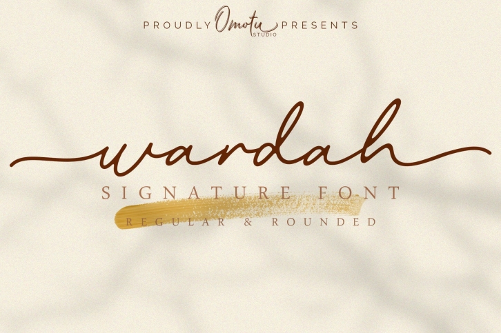 Wardah | Signature Font Font Download