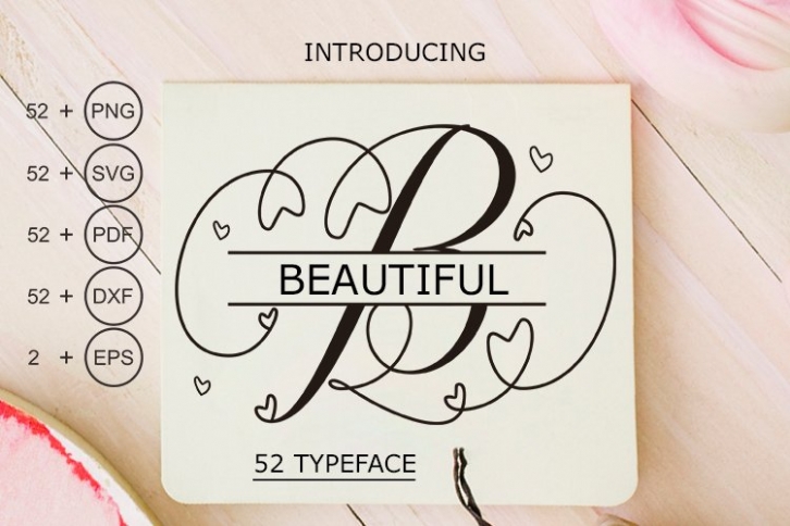 Beautiful Monogram Calligraphy Font Download