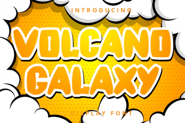 Volcano Galaxy Font Download