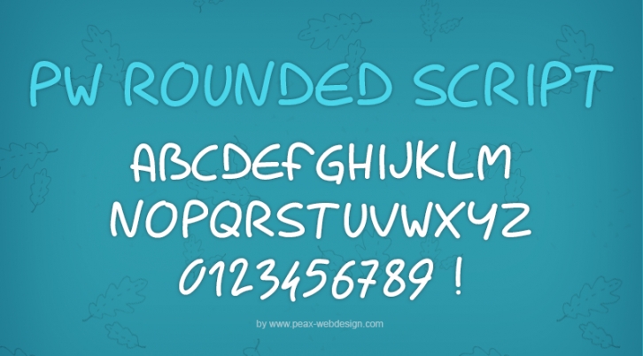 PWRoundedScrip Font Download