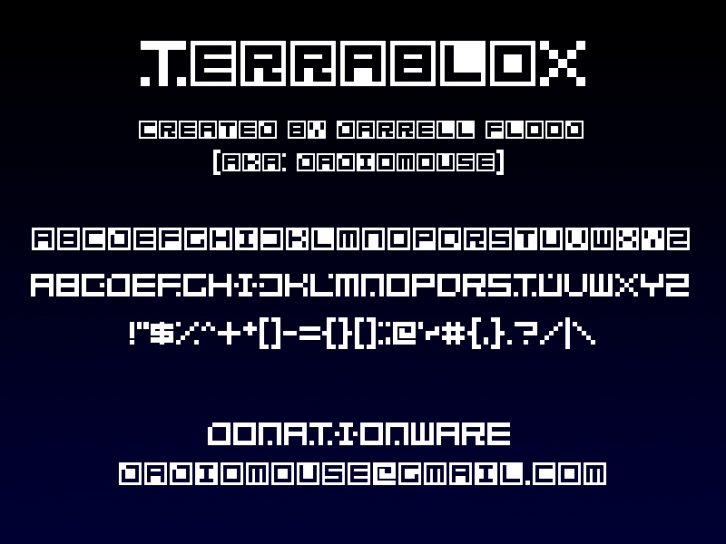 Terrablox Font Download