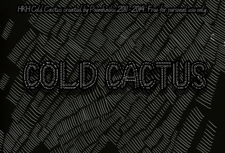 HKH Cold Cactus Font Download