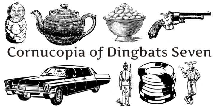 Cornucopia of Dingbats Seve Font Download