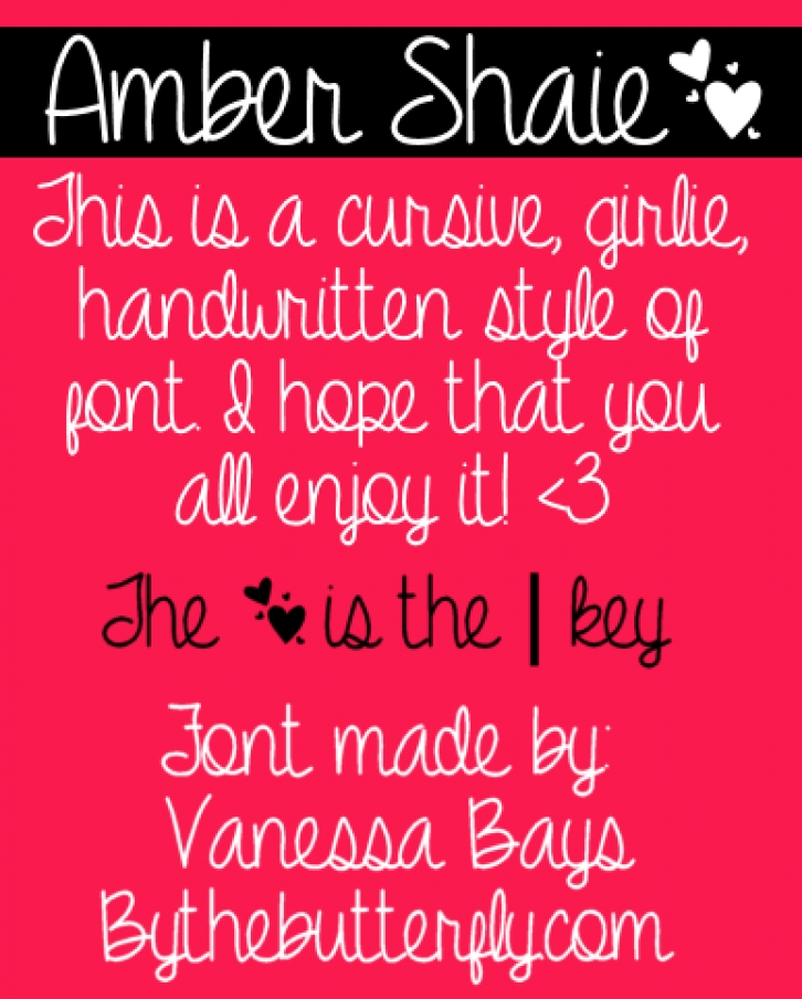 Amber Shaie Font Download