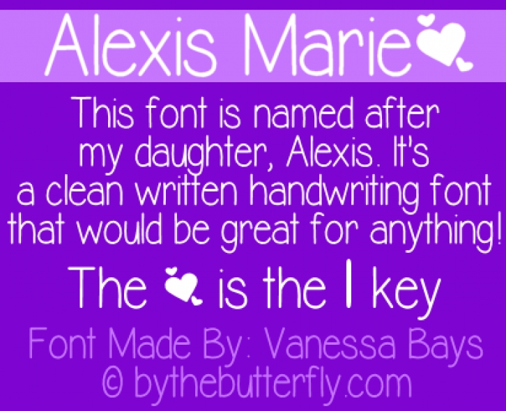 Alexis Marie Font Download