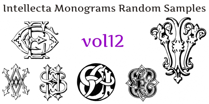 Intellecta Monograms Random Twelve Font Download