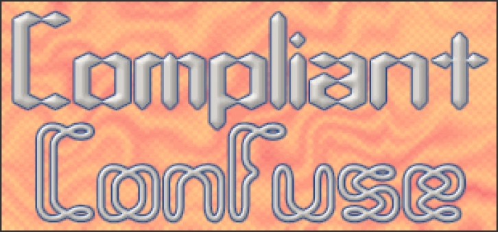 Compliant Confuse BRK Font Download