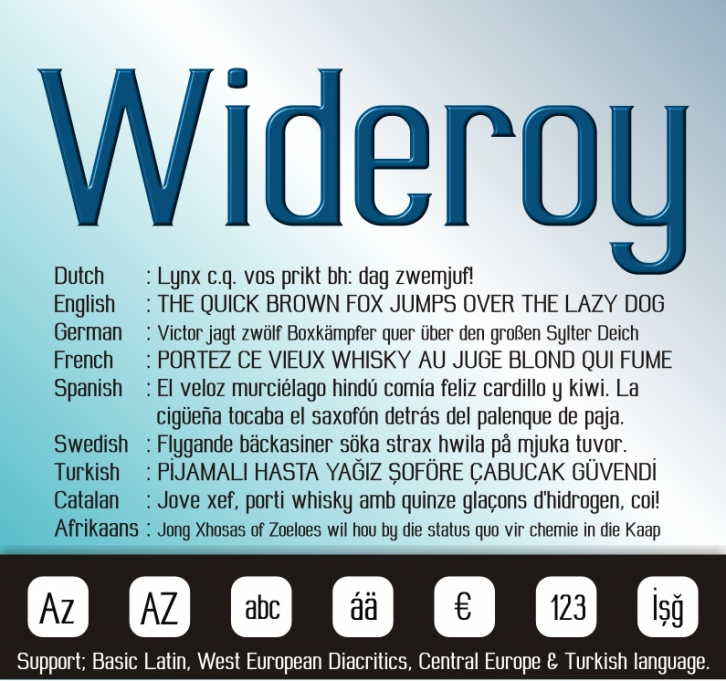 Wideroy Font Download