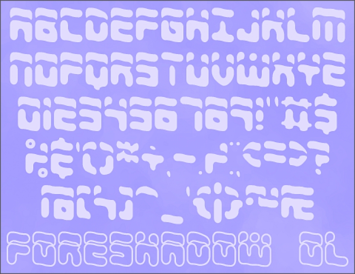 Foreshadow BRK Font Download