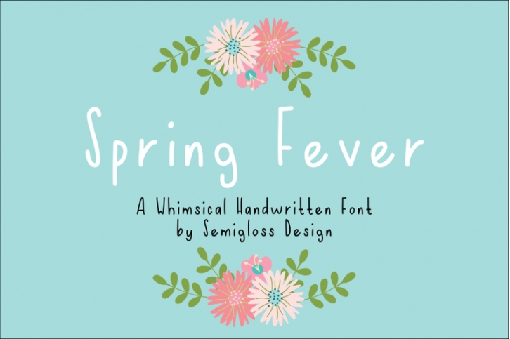 Spring Fever Font Font Download