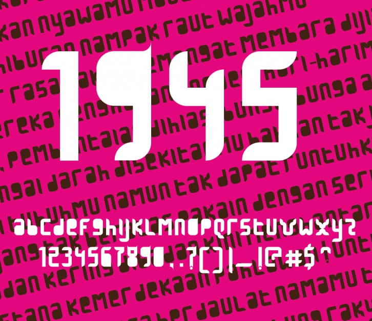 1945 Font Download