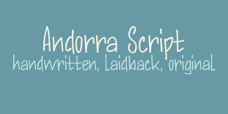 DK Andorra Scrip Font Download