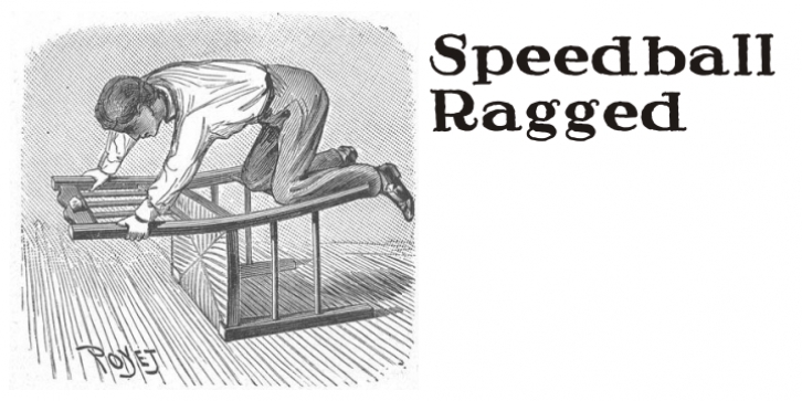 Speedball Ragged Font Download