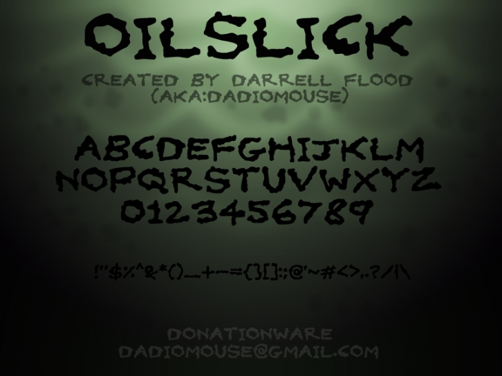 Oilslick Font Download