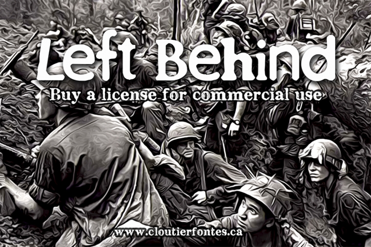 CF Left Behind Font Download