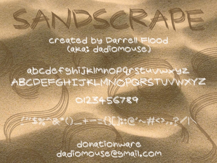Sandscrape Font Download