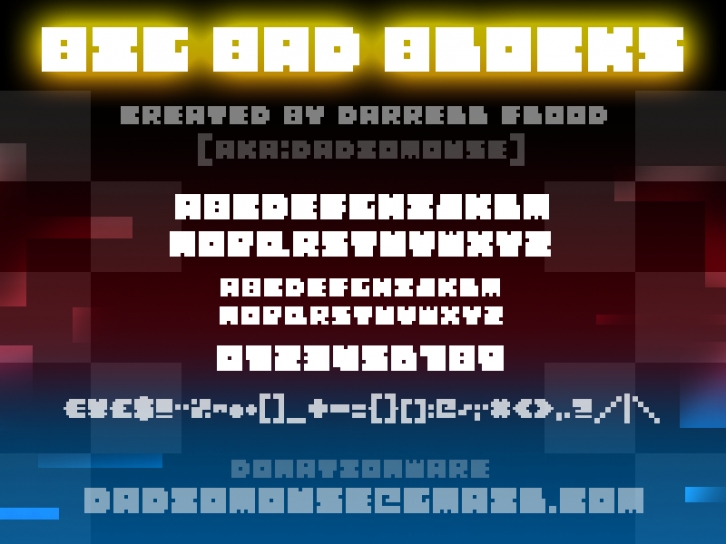 Big Bad Blocks Font Download