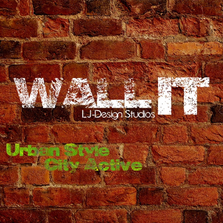 Wall IT - LJ-Design Studios Font Download