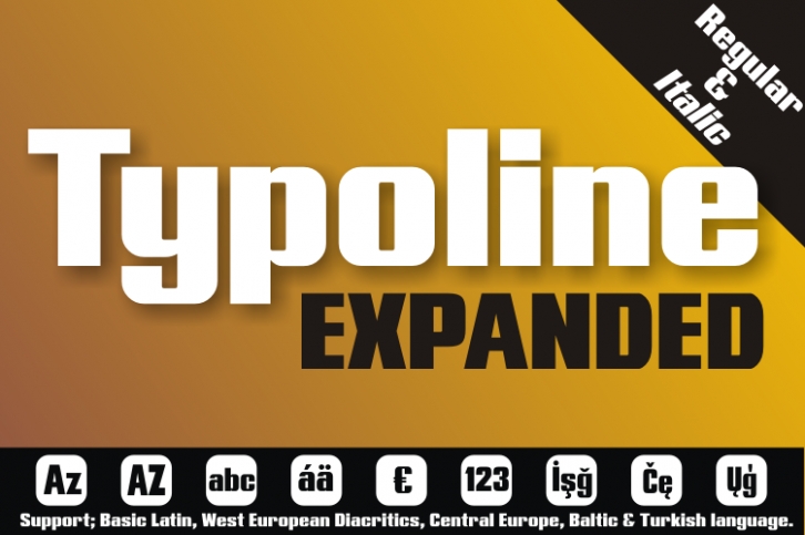 Typoline Expanded Font Download