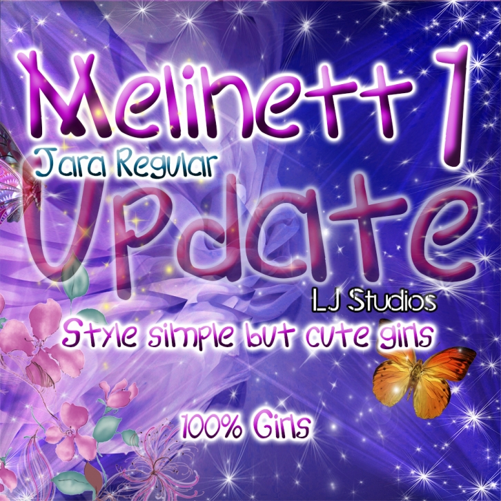 Melinett 1 Font Download