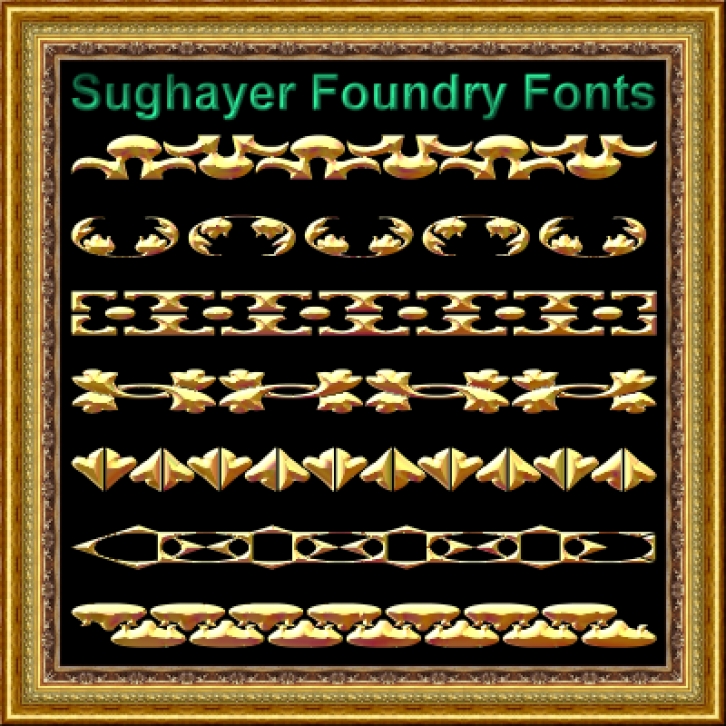 Vintage Borders_05 Font Download