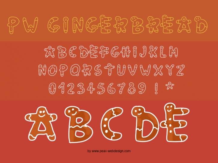PWGingerbread Font Download