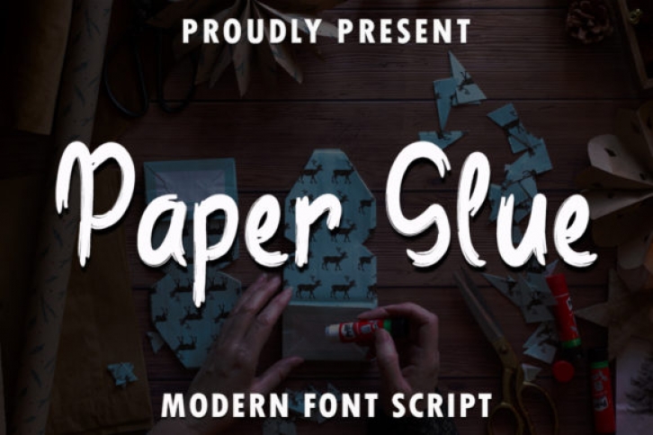 Paper Glue Font Download