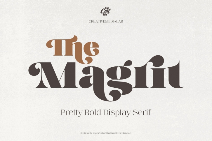 Magrit - Pretty bold display serif Font Download