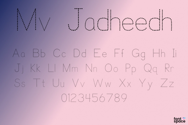 Mv Jadheedh Trace Font Download