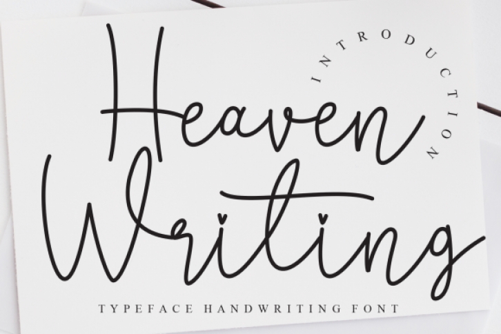Heaven Writing Font Download