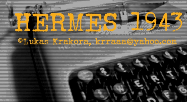 HERMES 1943 Font Download