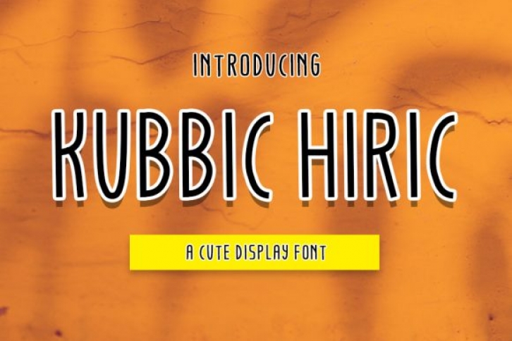 Kubbic Hiric Font Download