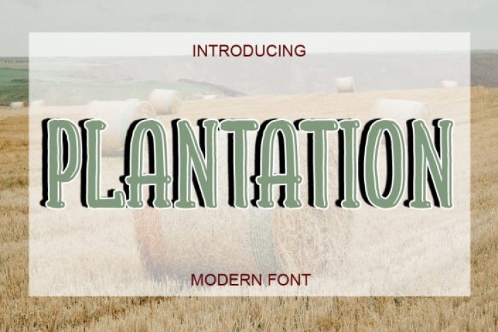 Plantation Font Download