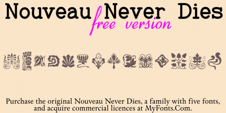 Nouveau Never Dies Free Font Download