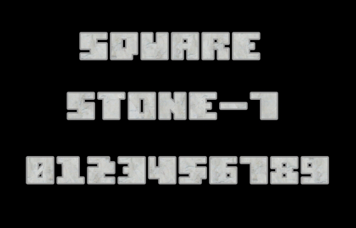 Square Stone-7 Font Download