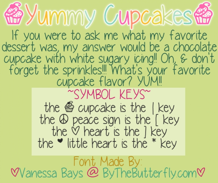YummyCupcakes Font Download